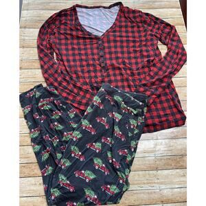 Posh Peanut Women's Levi/Grayson Bamboo Pajama Set XL